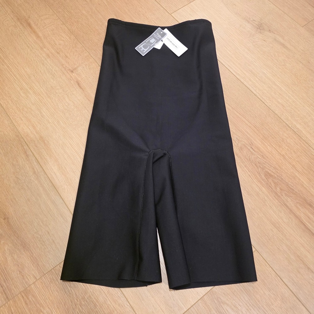 Intimissimi Shape Control High Waisted Shorts Black Lycra Size M PDC93B NEW